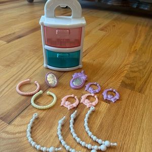 Vintage Fisher Price Jewelry Box and Jewelry